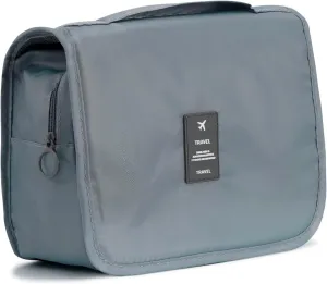L&FY Hanging Travel Toiletry Bag Women's Cosmetic Organizer Makeup Pouch Men's Dopp Kits With Handle (Grey For Man)
