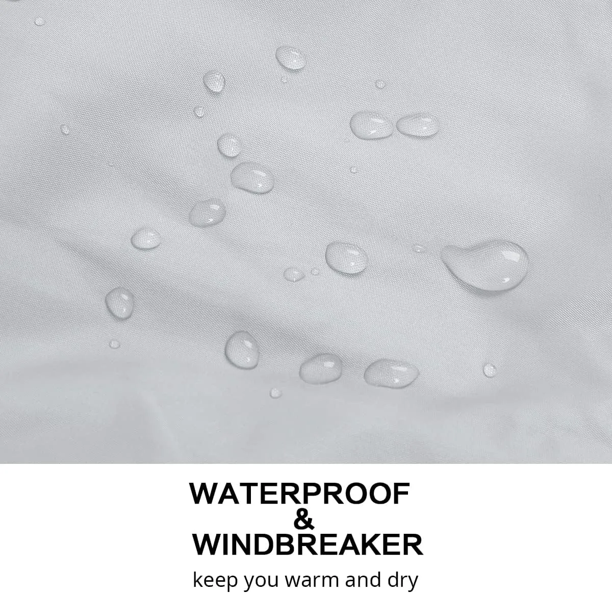 Lansbojun Mens Windbreaker Water-Resistant Lightweight Rain Jacket with Hood Wind Breakers
