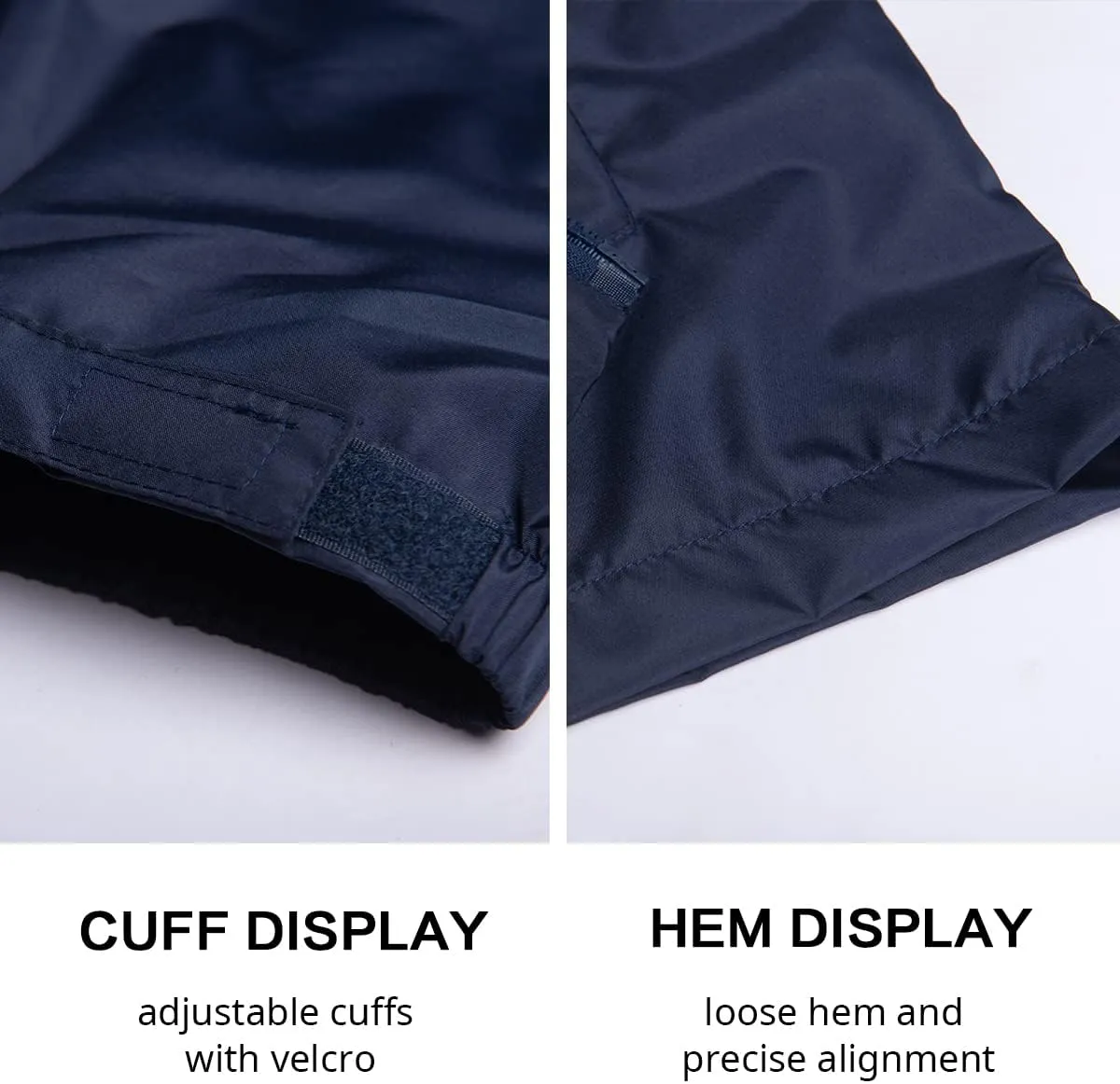 Lansbojun Mens Windbreaker Water-Resistant Lightweight Rain Jacket with Hood Wind Breakers