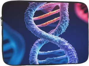 Laptop Case Sleeve DNA Genetic Helix Laptop Bag Computer Carrying Case 15 Inch Notebook Protective Sleeve Cover