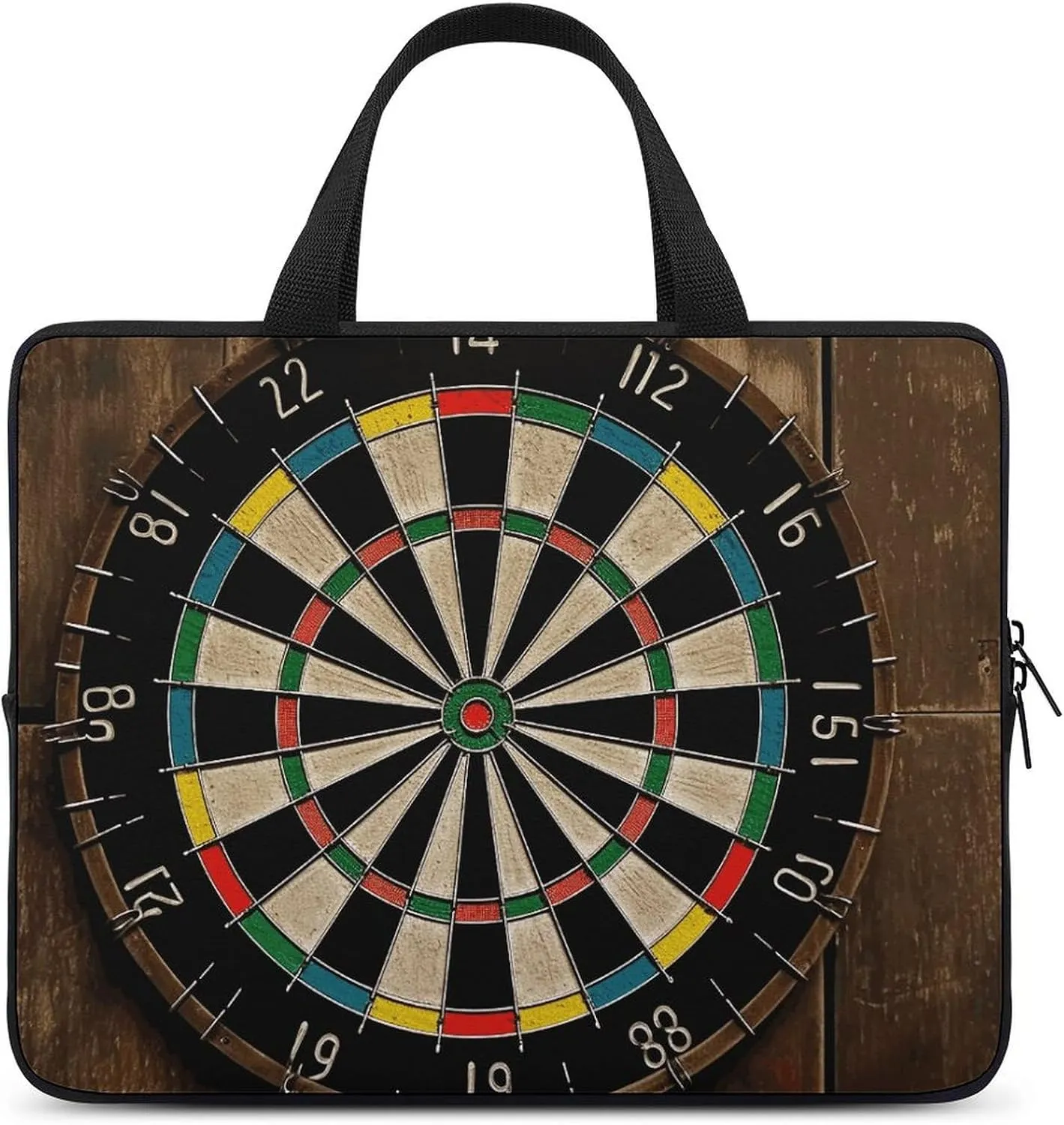 Laptop Case Sleeve Shockproof Computer Carrying Bag Dart Board Laptop Bag Tote Lightweight Notebook Case Cover Traveling Briefcase Handle Bags for Travel Business 12inch