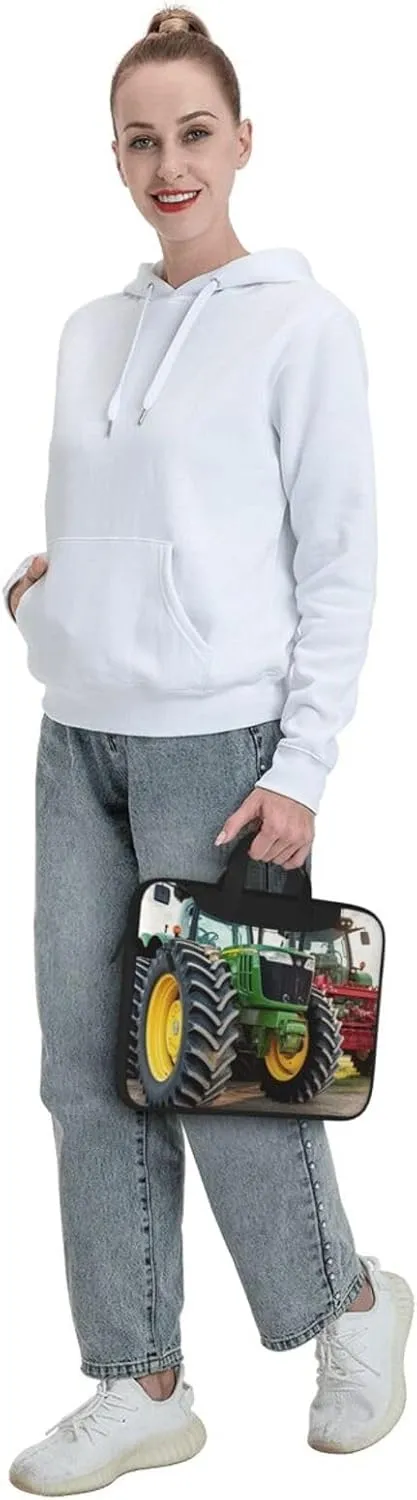 Laptop Shoulder Bag 13-15.6 inch Laptop Bag agricultural machinery Computer Bag Messenger Bag for Men Women
