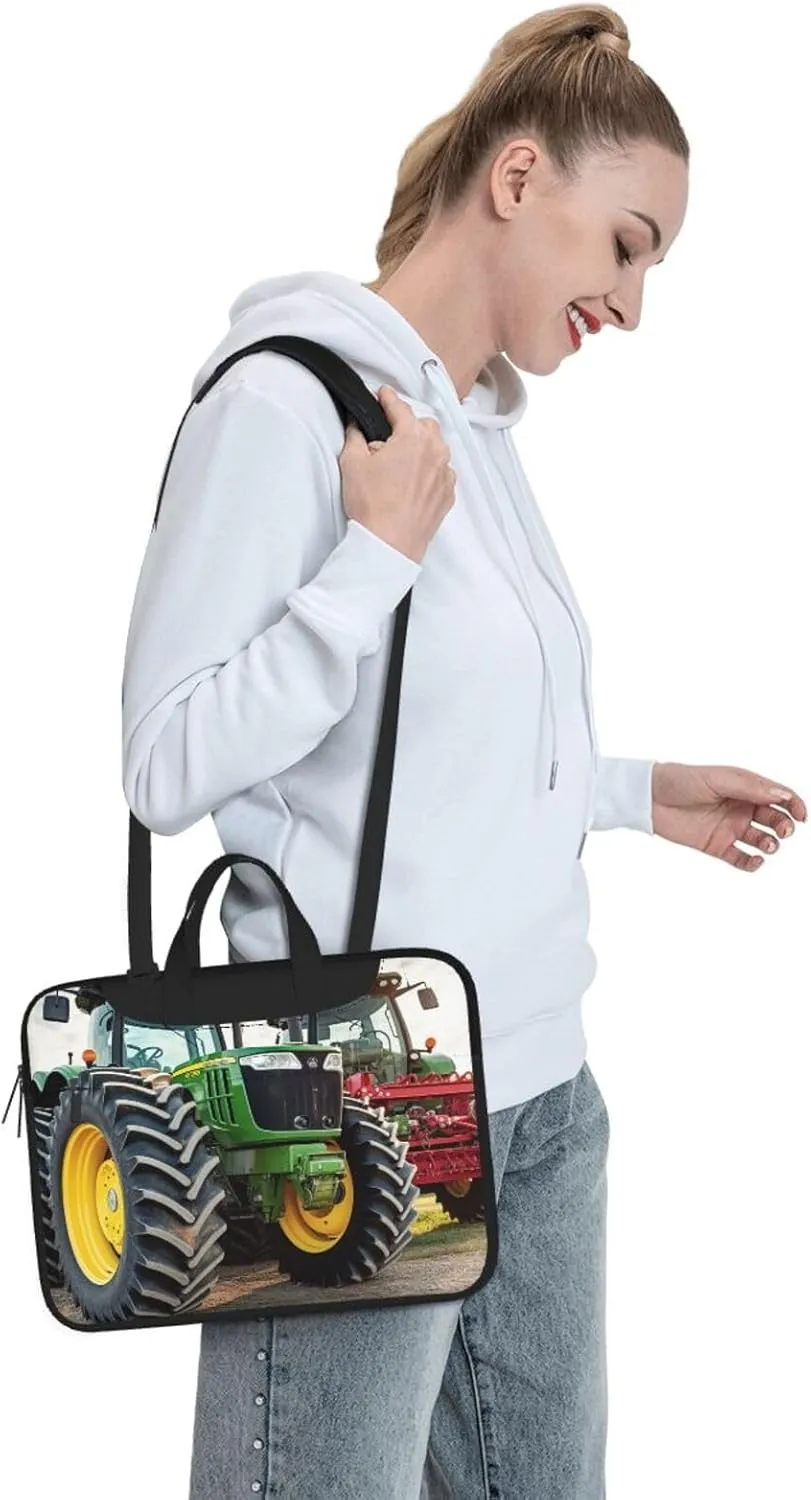 Laptop Shoulder Bag 13-15.6 inch Laptop Bag agricultural machinery Computer Bag Messenger Bag for Men Women