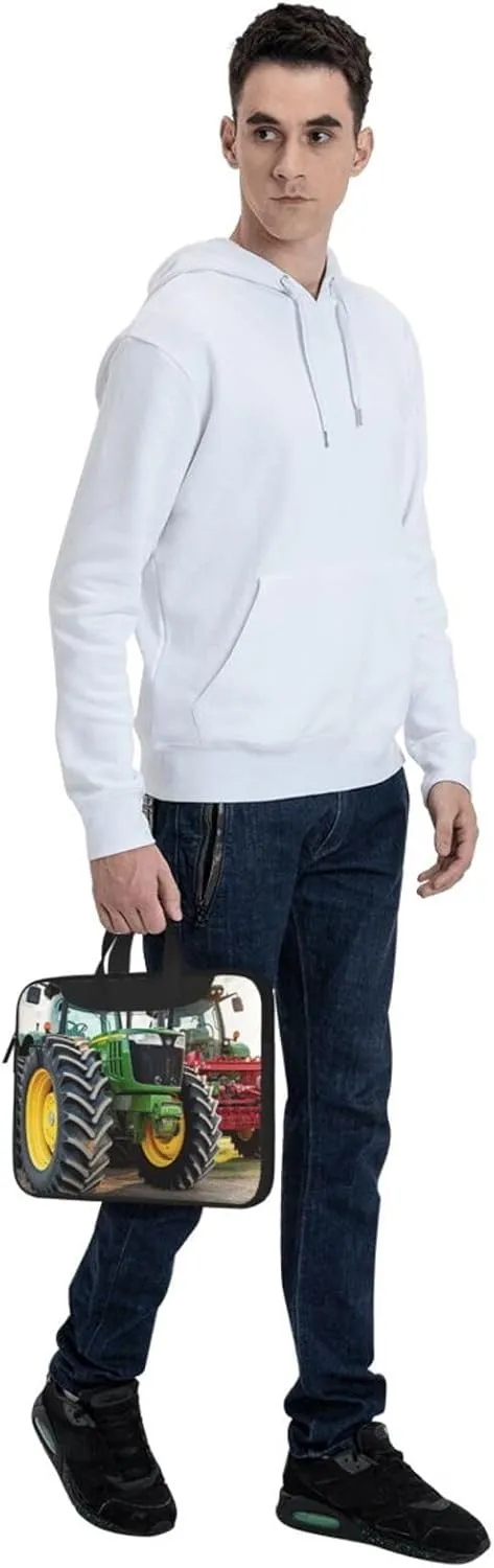 Laptop Shoulder Bag 13-15.6 inch Laptop Bag agricultural machinery Computer Bag Messenger Bag for Men Women