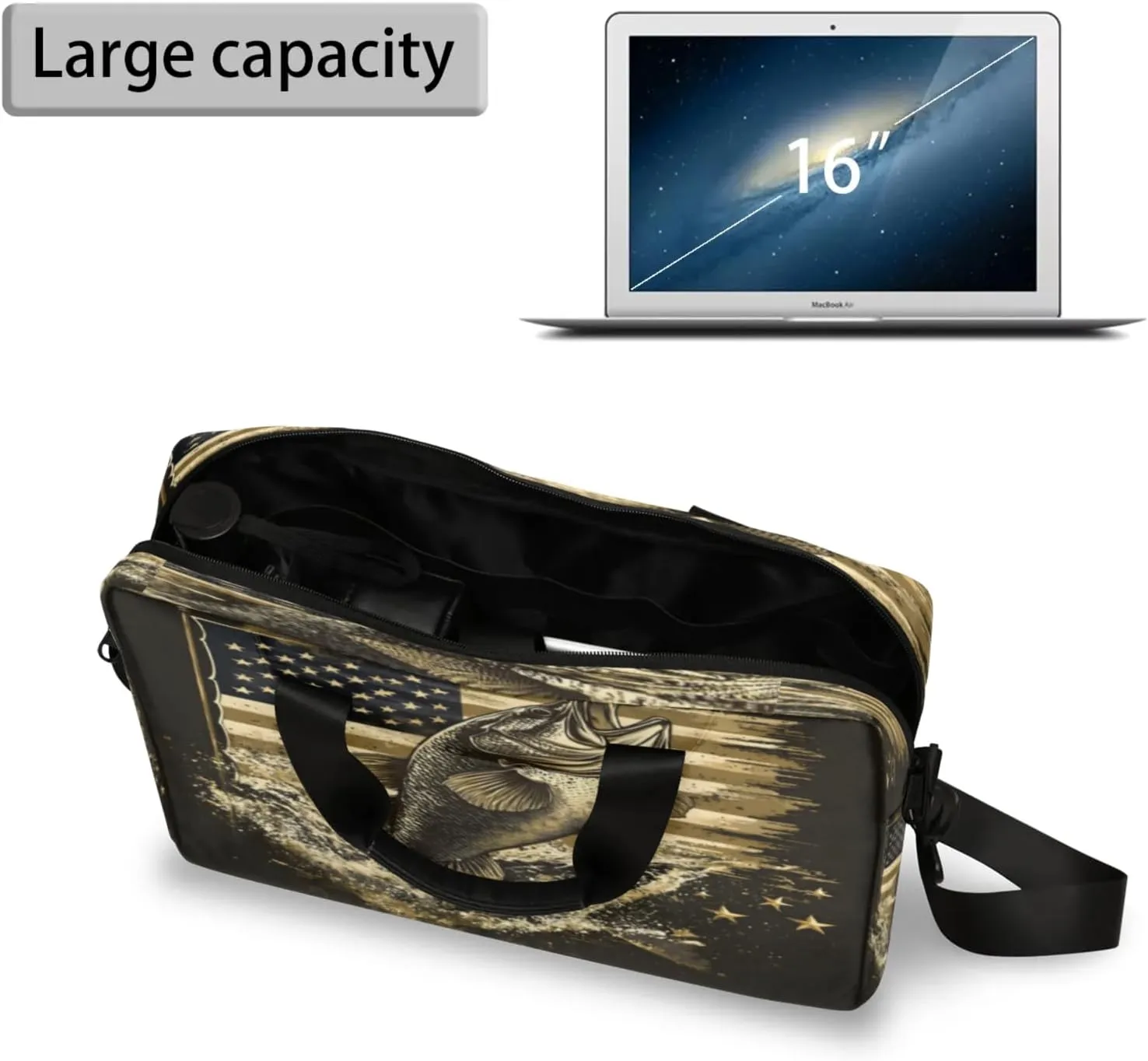 Laptop Shoulder Bag Compatible with Handle, Messenger Shoulder Case for Tablet, Laptop Carrying Case