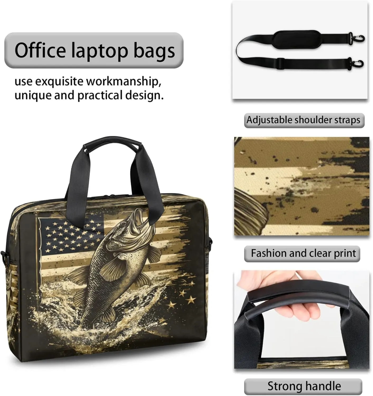 Laptop Shoulder Bag Compatible with Handle, Messenger Shoulder Case for Tablet, Laptop Carrying Case