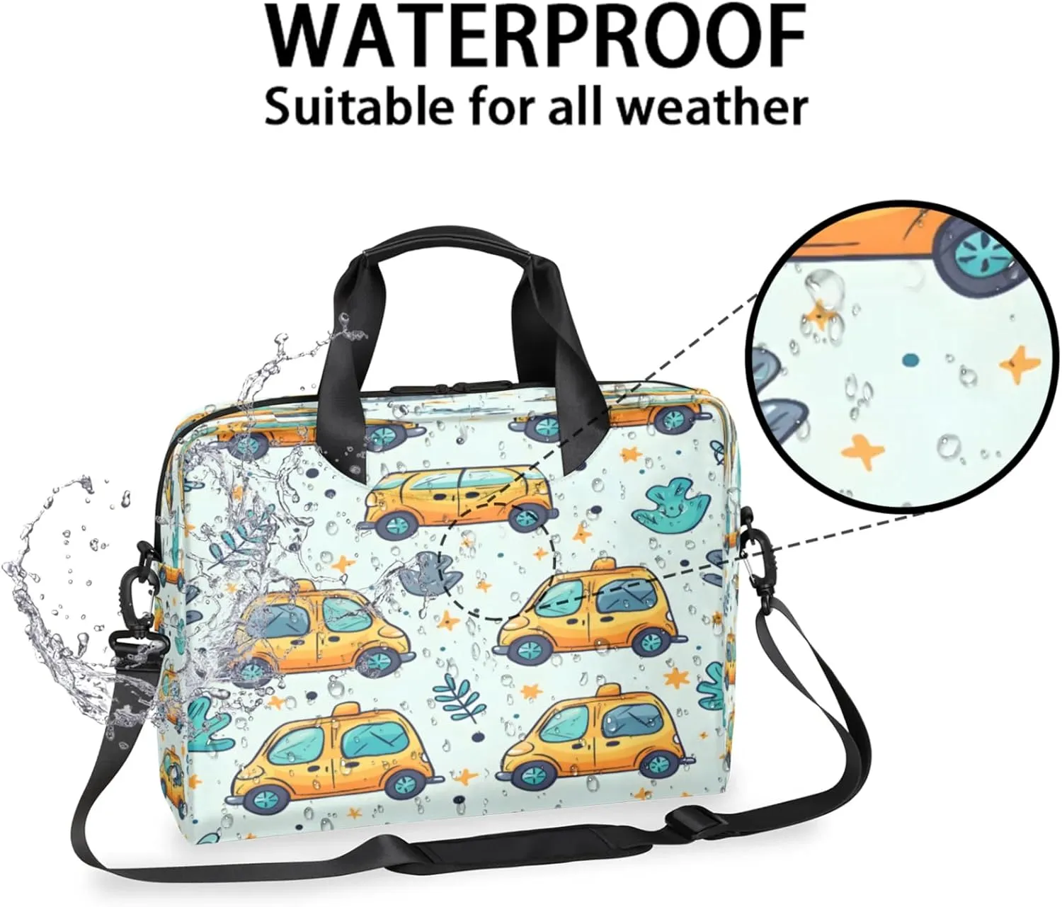 Laptop Shoulder Bag Compatible with Handle, Messenger Shoulder Case for Tablet, Laptop Carrying Case