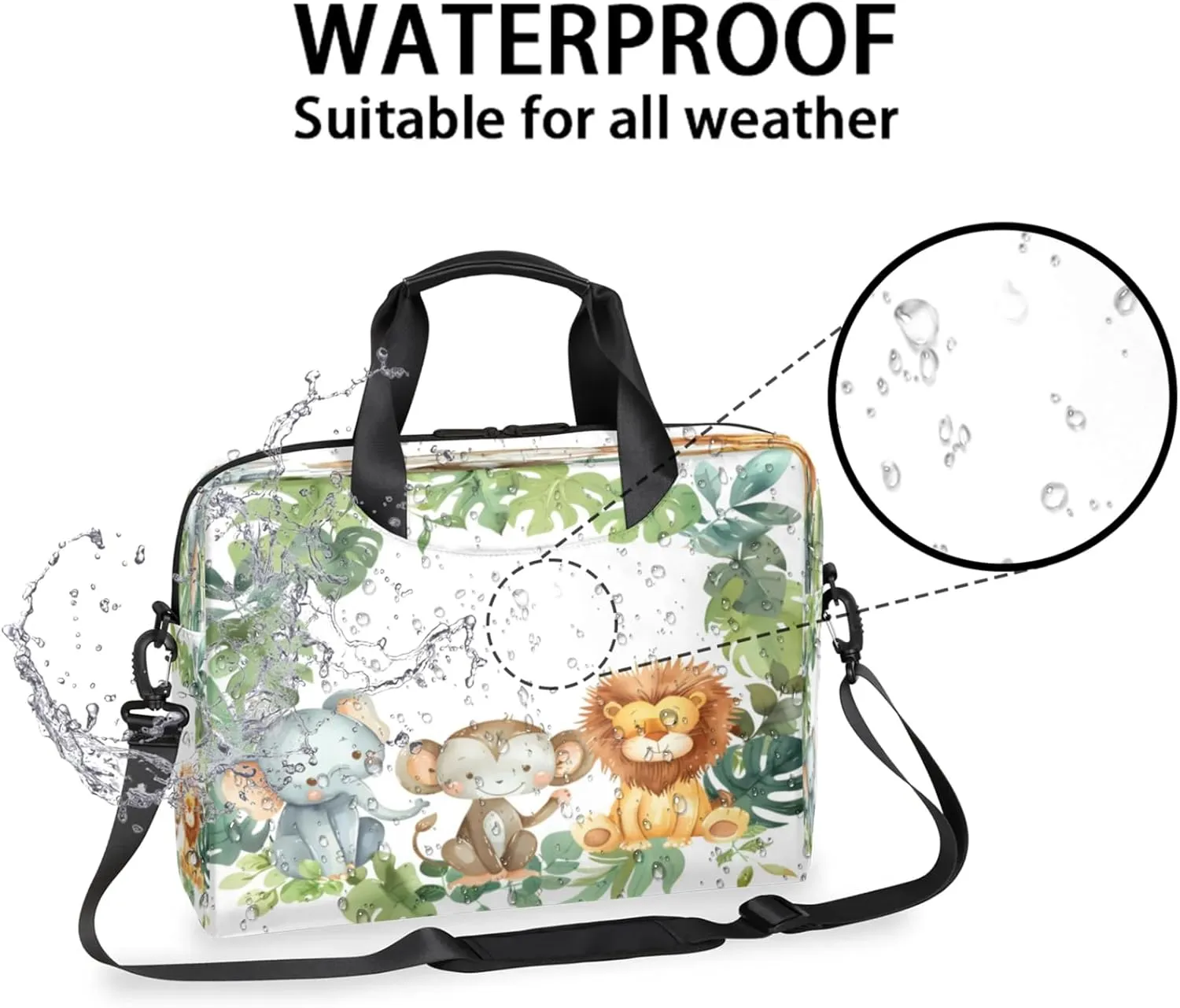 Laptop Shoulder Bag Compatible with Handle, Messenger Shoulder Case for Tablet, Laptop Carrying Case