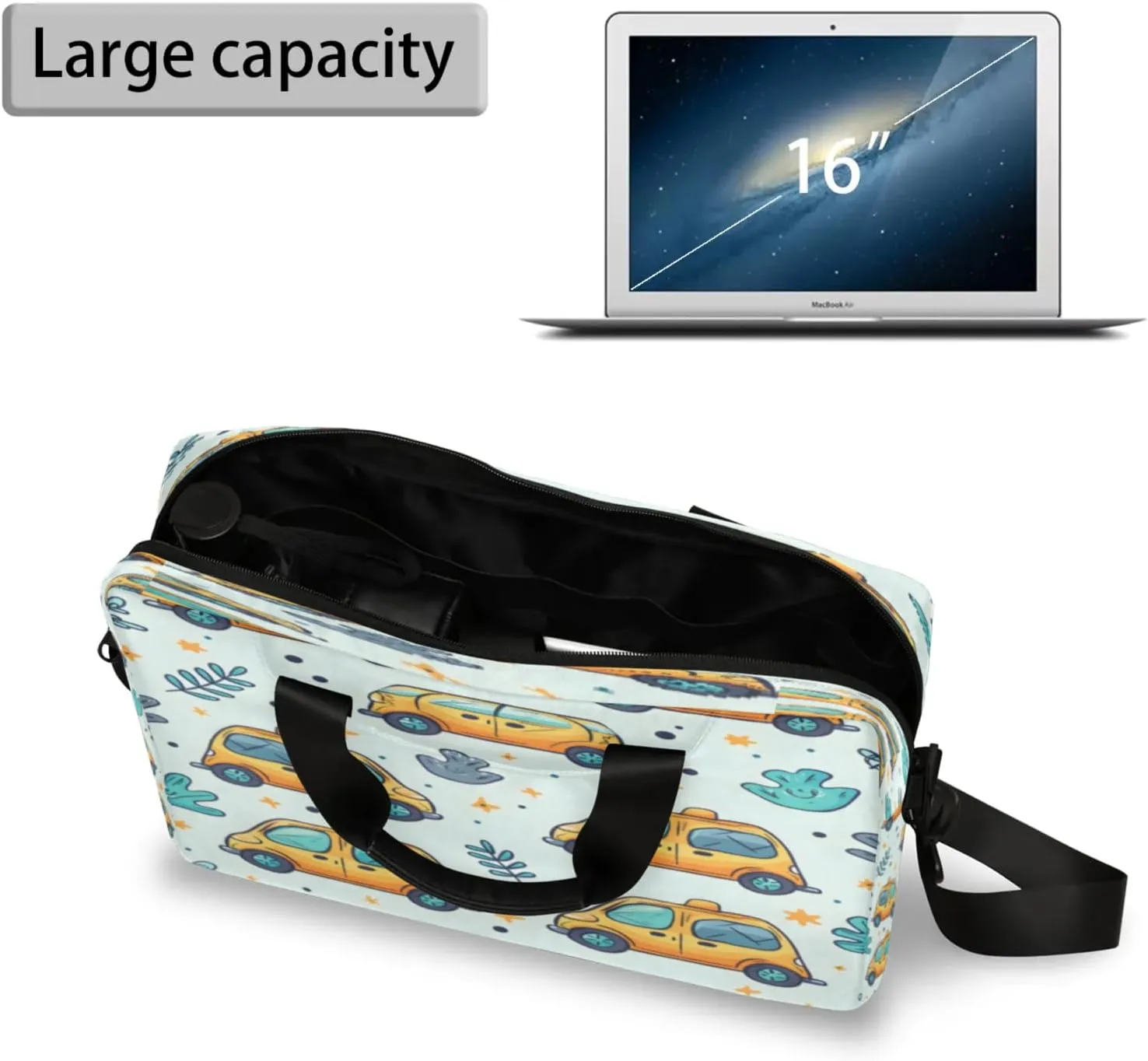 Laptop Shoulder Bag Compatible with Handle, Messenger Shoulder Case for Tablet, Laptop Carrying Case