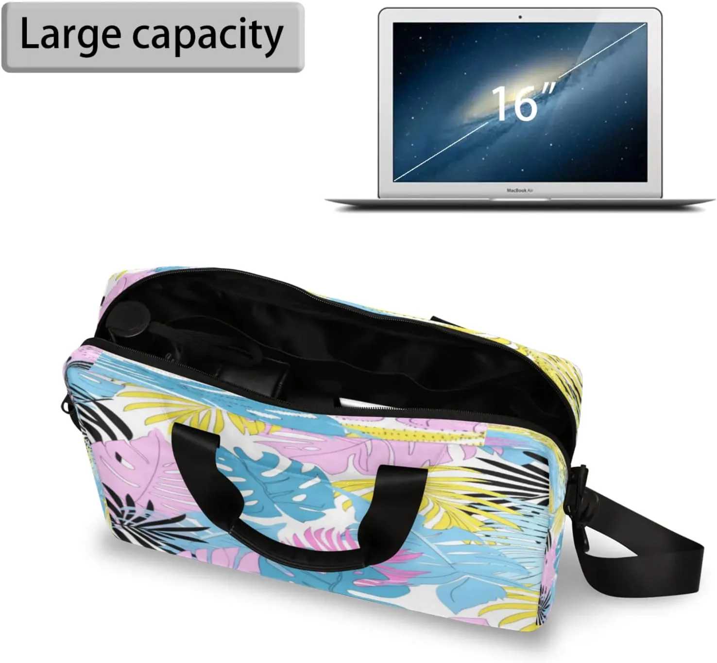 Laptop Shoulder Bag Compatible with Handle, Messenger Shoulder Case for Tablet, Laptop Carrying Case