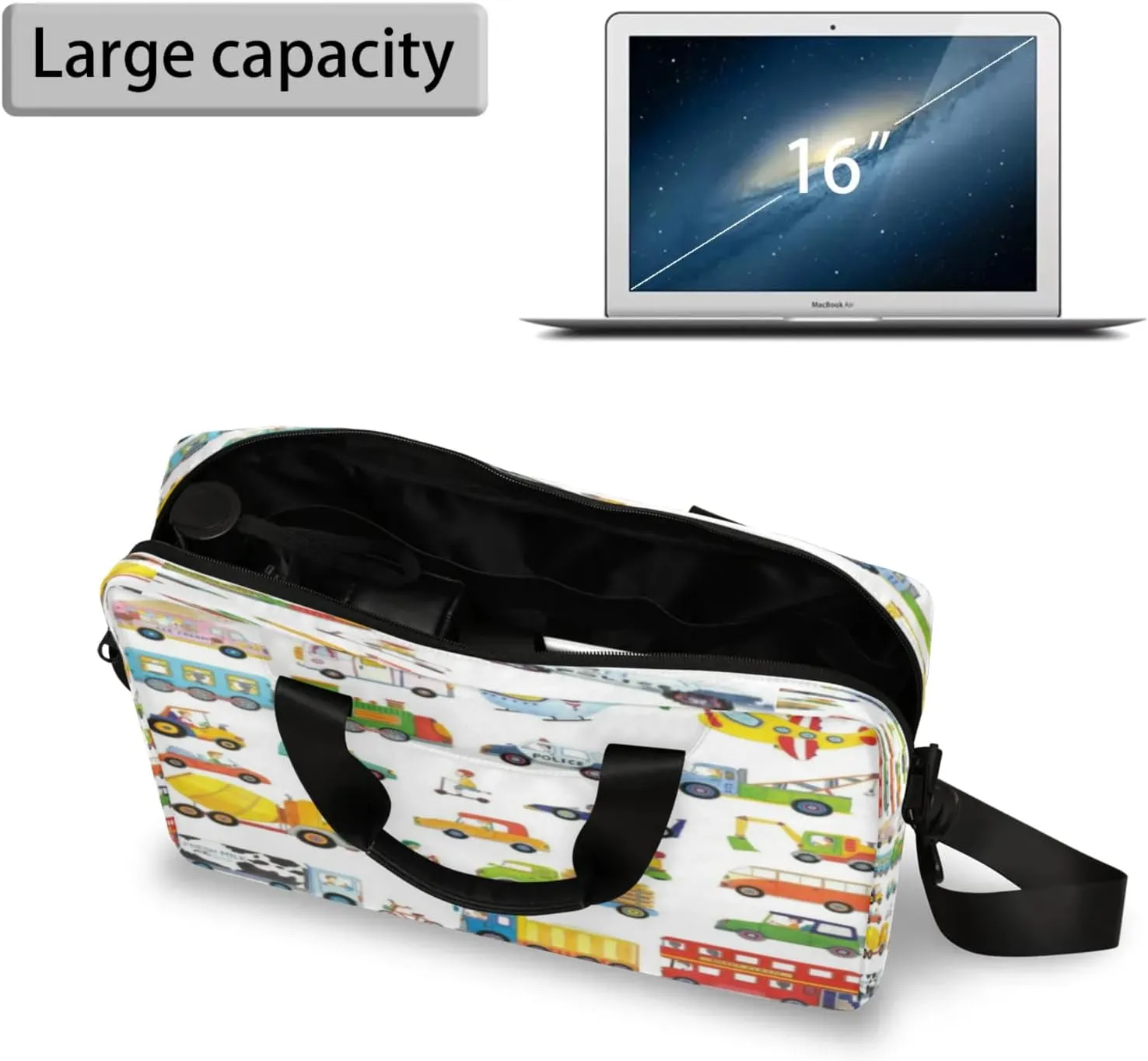 Laptop Shoulder Bag Compatible with Handle, Messenger Shoulder Case for Tablet, Laptop Carrying Case