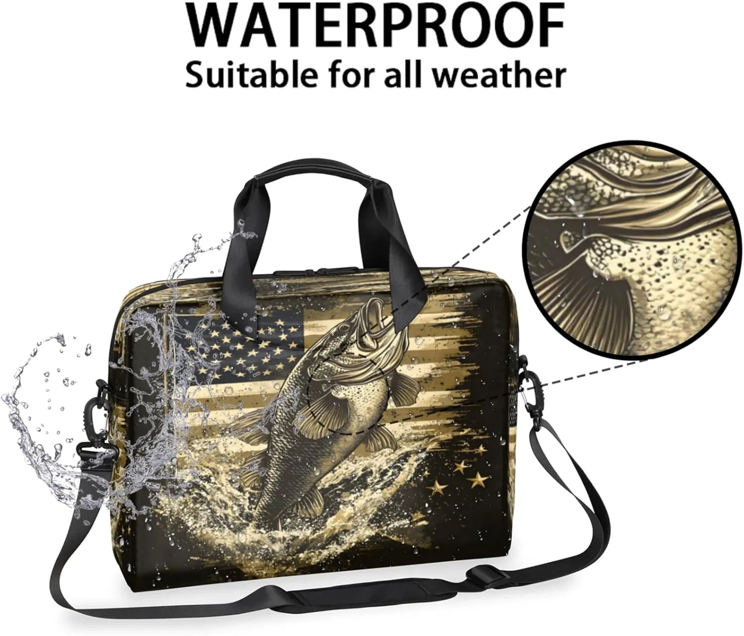 Laptop Shoulder Bag Compatible with Handle, Messenger Shoulder Case for Tablet, Laptop Carrying Case