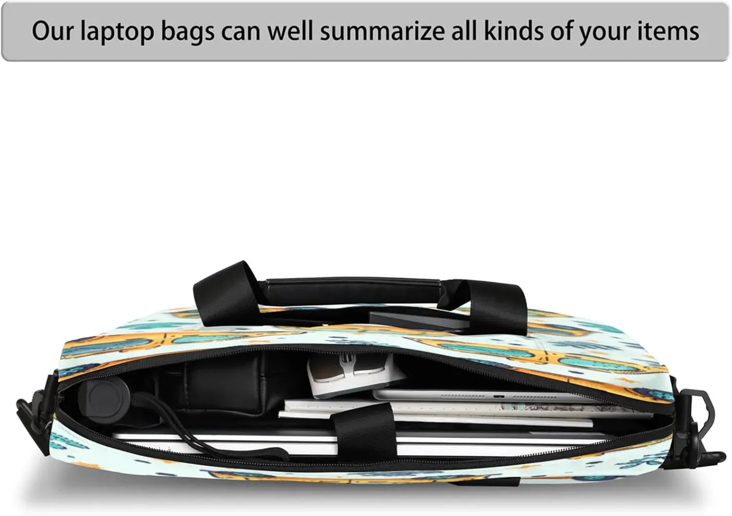 Laptop Shoulder Bag Compatible with Handle, Messenger Shoulder Case for Tablet, Laptop Carrying Case
