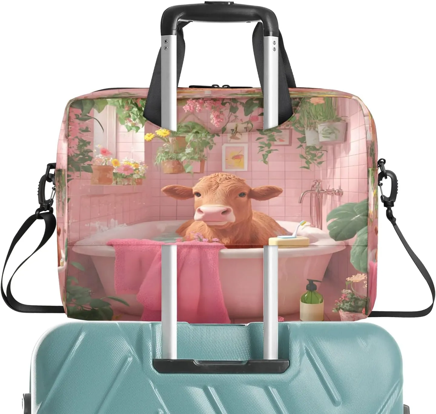 Laptop Shoulder Bag Compatible with Handle, Messenger Shoulder Case for Tablet, Laptop Carrying Case