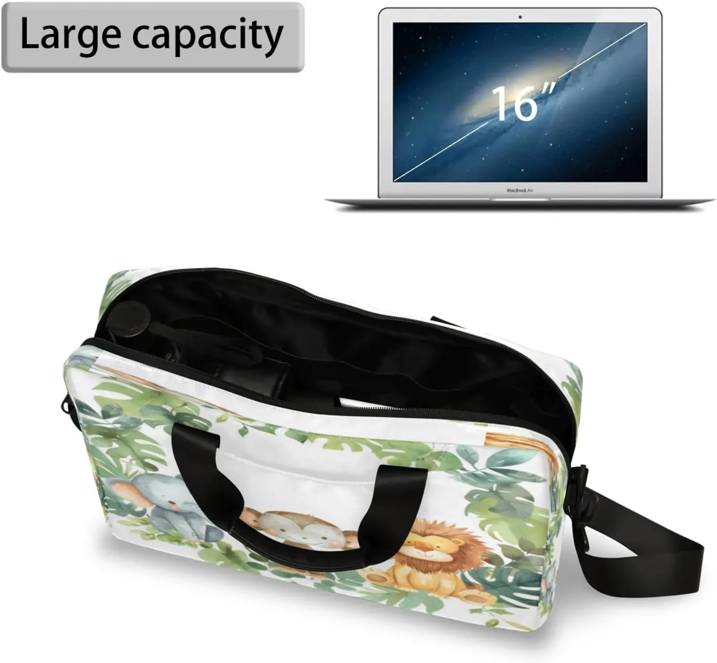 Laptop Shoulder Bag Compatible with Handle, Messenger Shoulder Case for Tablet, Laptop Carrying Case