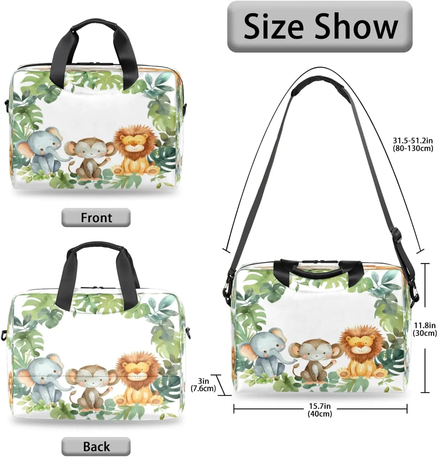 Laptop Shoulder Bag Compatible with Handle, Messenger Shoulder Case for Tablet, Laptop Carrying Case