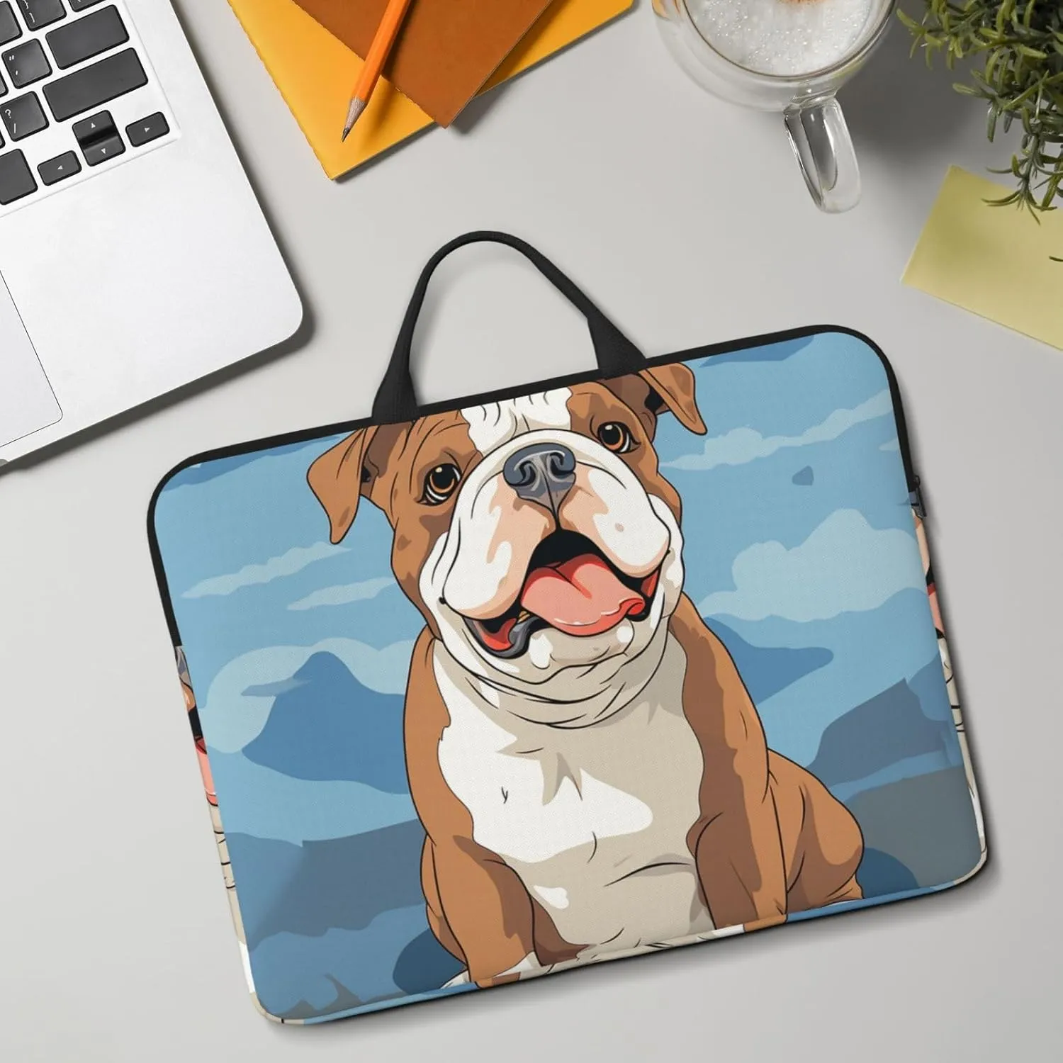 Laptop Shoulder Bag Messenger Bag Evil skull Laptop Bag Computer Bag for Men Women