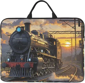 Laptop Shoulder Bag Messenger Bag Wild Elk silhouette Laptop Bag Computer Bag for Men Women