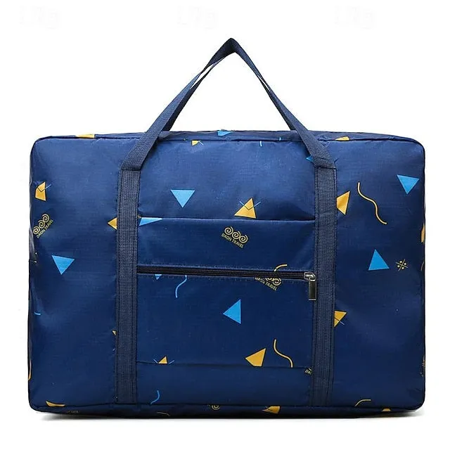 Large Capacity Nylon Travel Duffle Bag: Lightweight, Portable Weekend Bag for Travel, Gym, and Storage on the Go