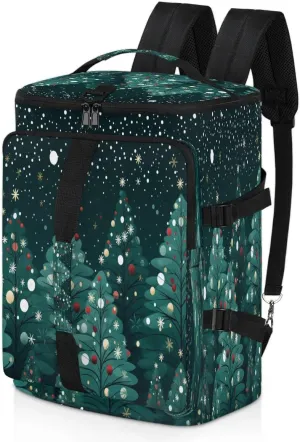 Large Carry on Backpack for Women Men Multi-function Gym Duffle Bag Christmas Tree Backpack Polyester Waterproof Duffel Bags