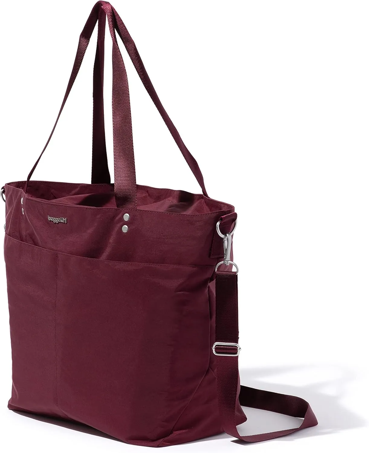 Large Carryall Tote Bag for Women - Lightweight Nylon Zipper Top Weekender Travel Beach Bag Personal Item w/Luggage Sleeve
