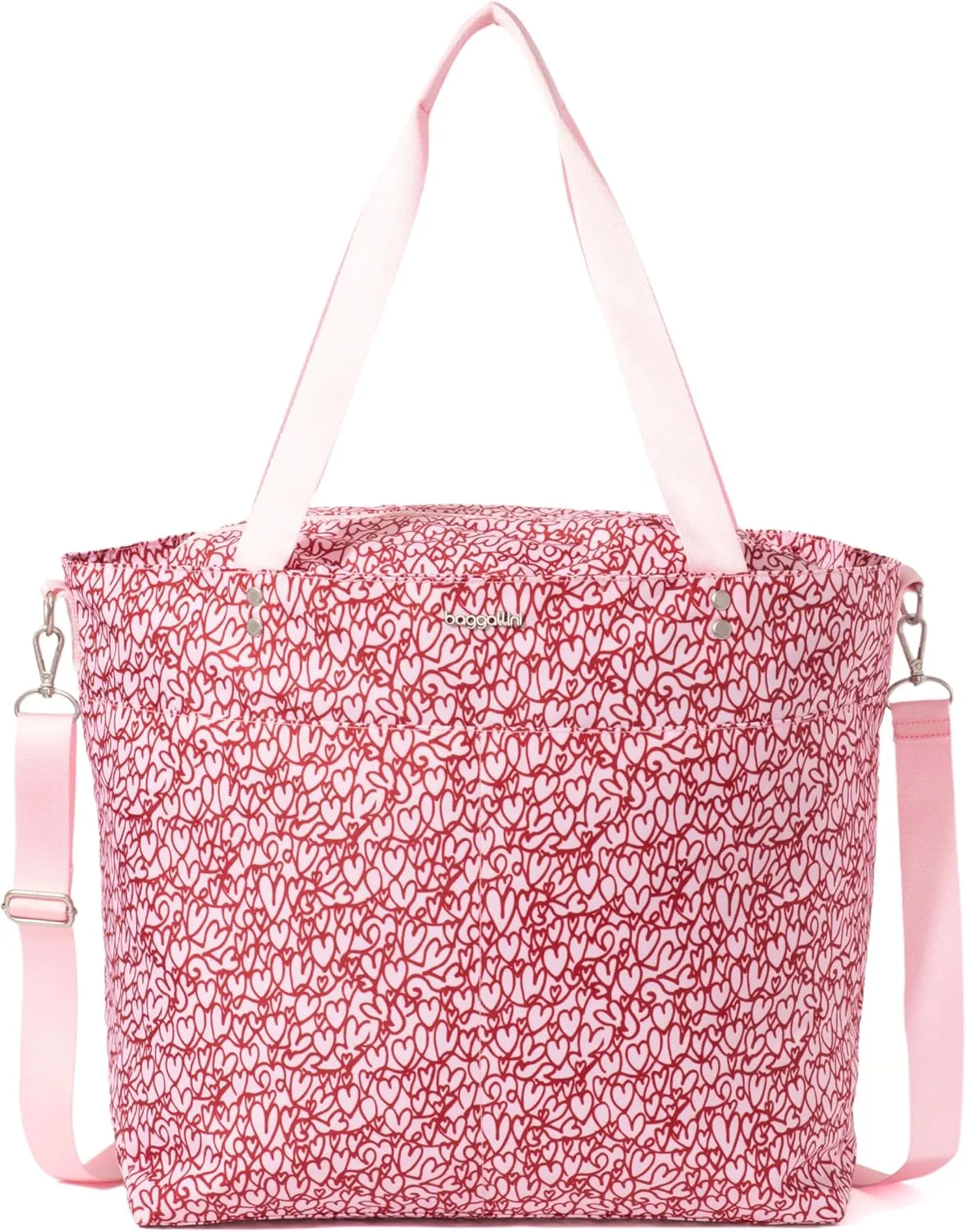 Large Carryall Tote Bag for Women - Lightweight Nylon Zipper Top Weekender Travel Beach Bag Personal Item w/Luggage Sleeve