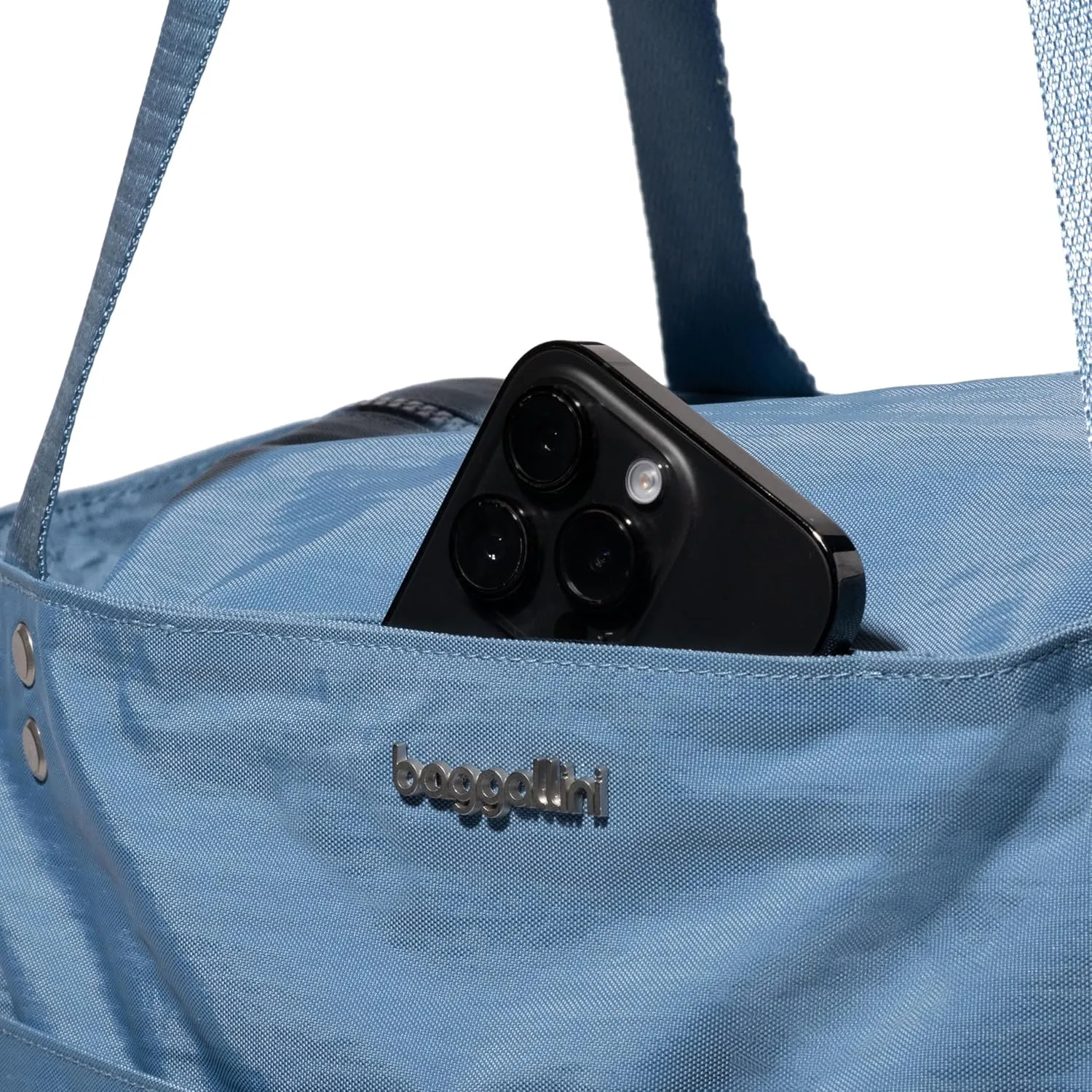 Large Carryall Tote Bag for Women - Lightweight Nylon Zipper Top Weekender Travel Beach Bag Personal Item w/Luggage Sleeve