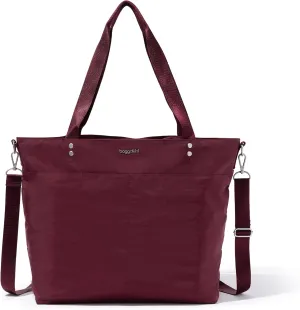 Large Carryall Tote Bag for Women - Lightweight Nylon Zipper Top Weekender Travel Beach Bag Personal Item w/Luggage Sleeve