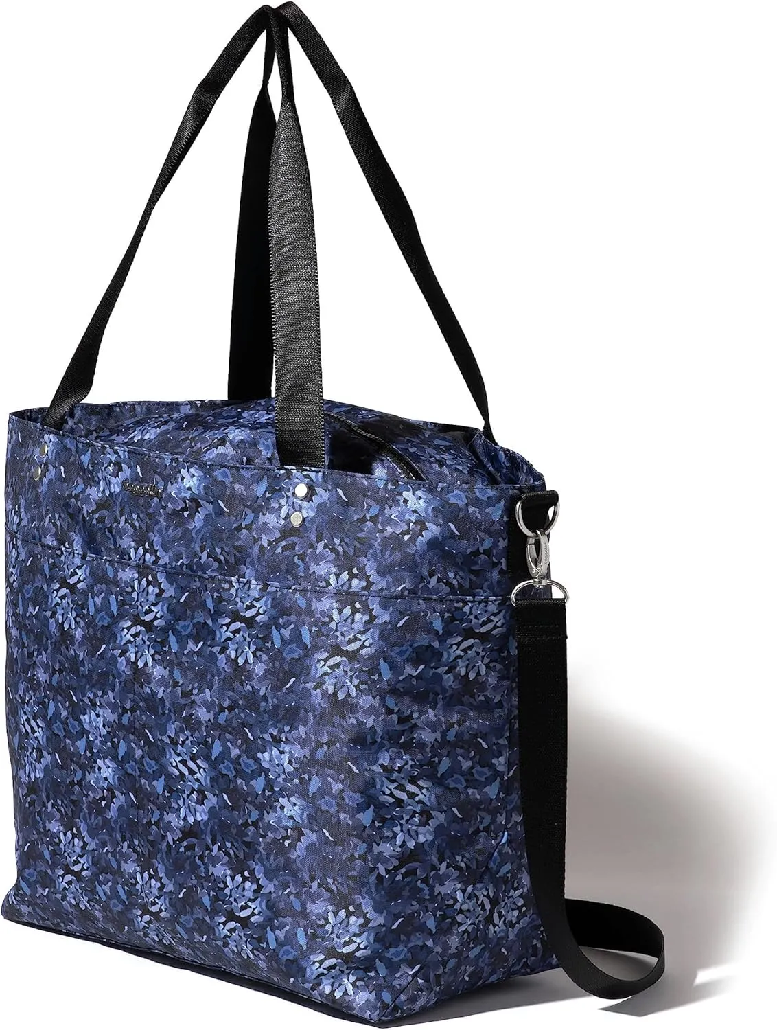 Large Carryall Tote Bag for Women - Lightweight Nylon Zipper Top Weekender Travel Beach Bag Personal Item w/Luggage Sleeve