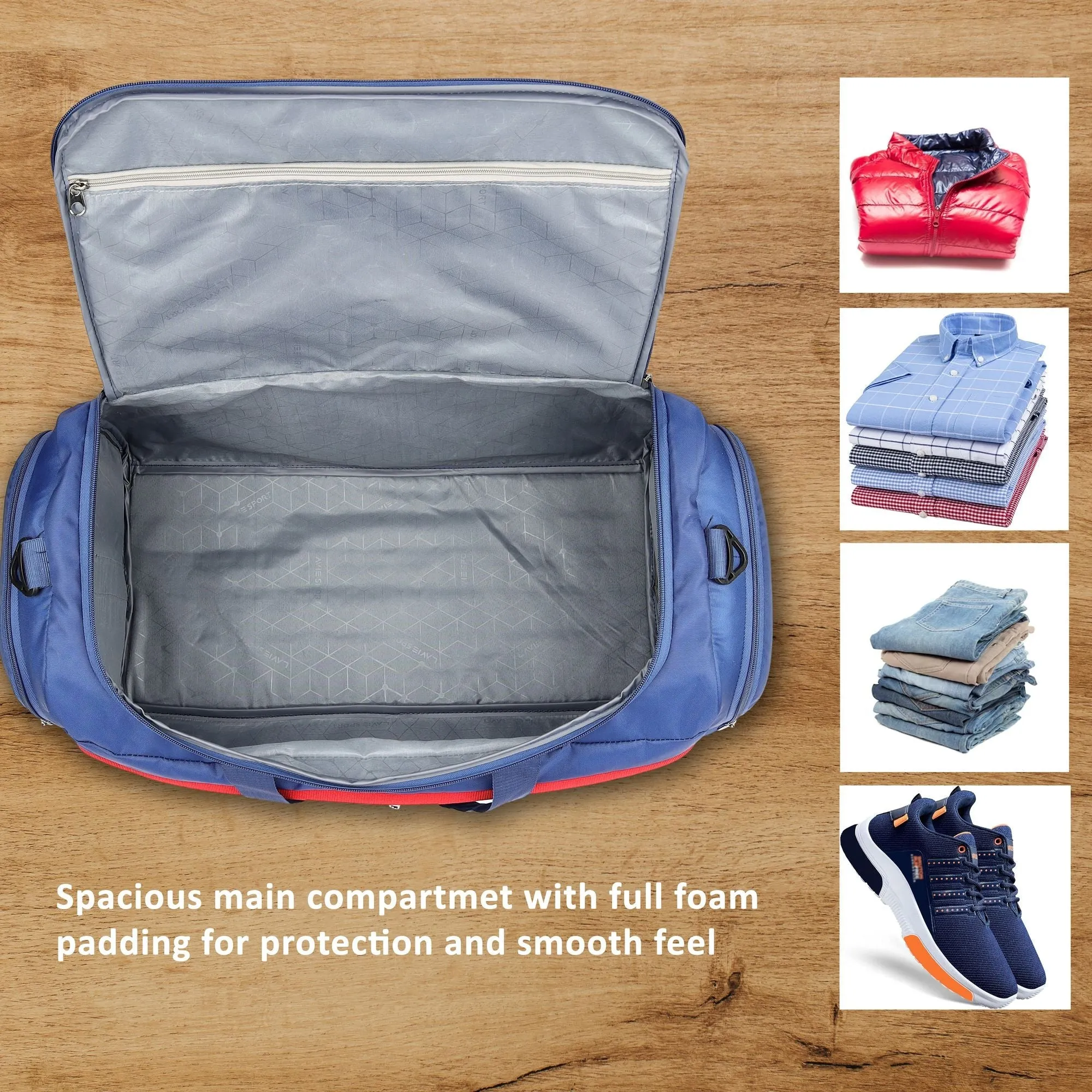 Lavie Sport Epitome 55 cms Large Duffle Bag For | Airbag | Duffle