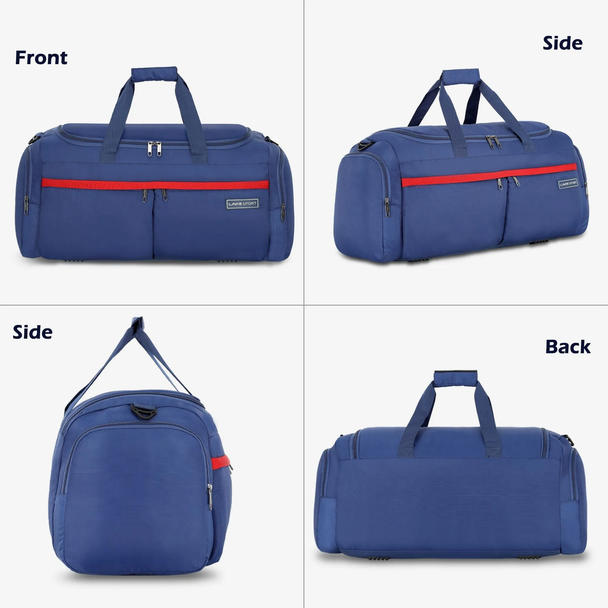 Lavie Sport Epitome 55 cms Large Duffle Bag For | Airbag| Duffle
