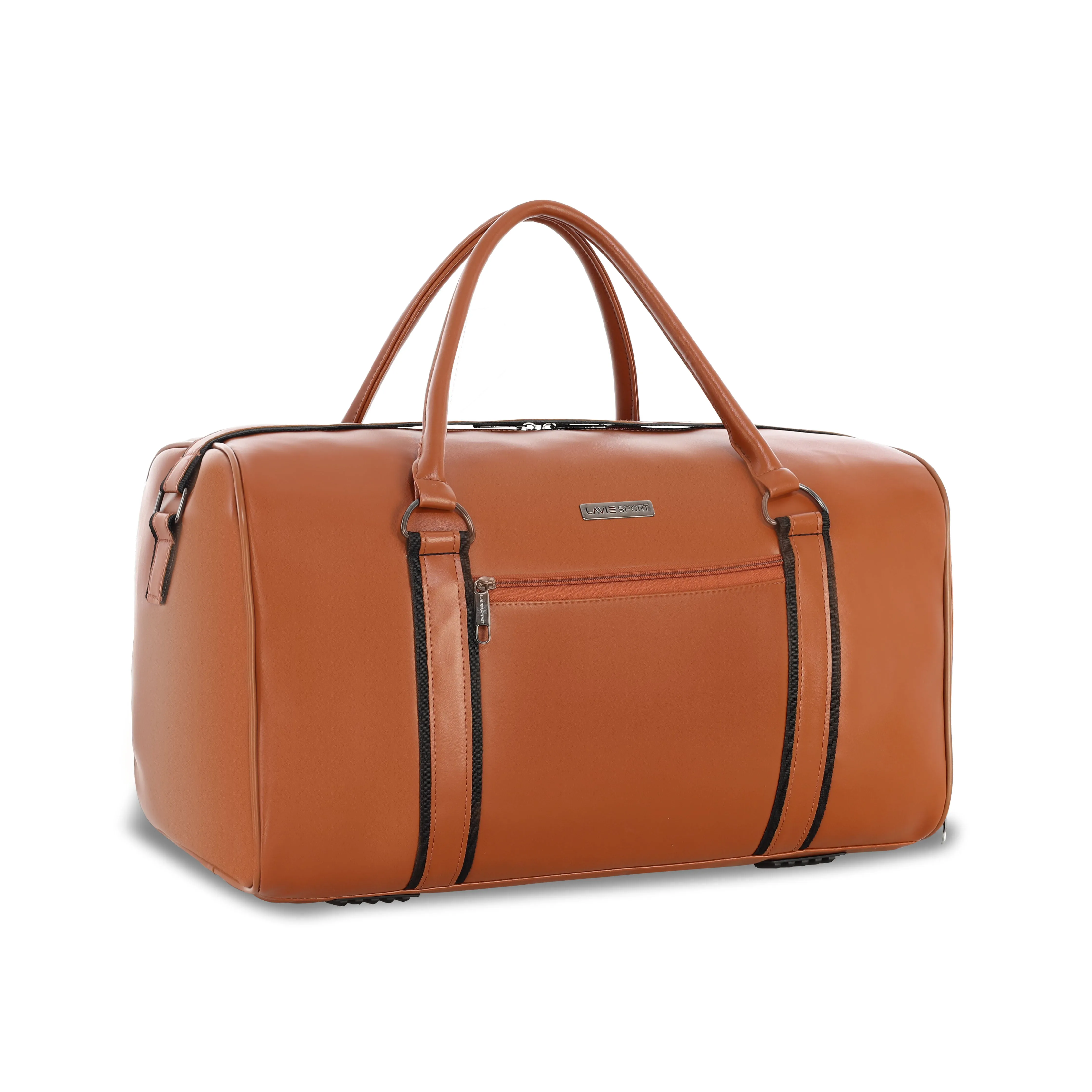 Lavie Sport Pilot 32L Unisex Duffle Bag - Black and Off white Colour