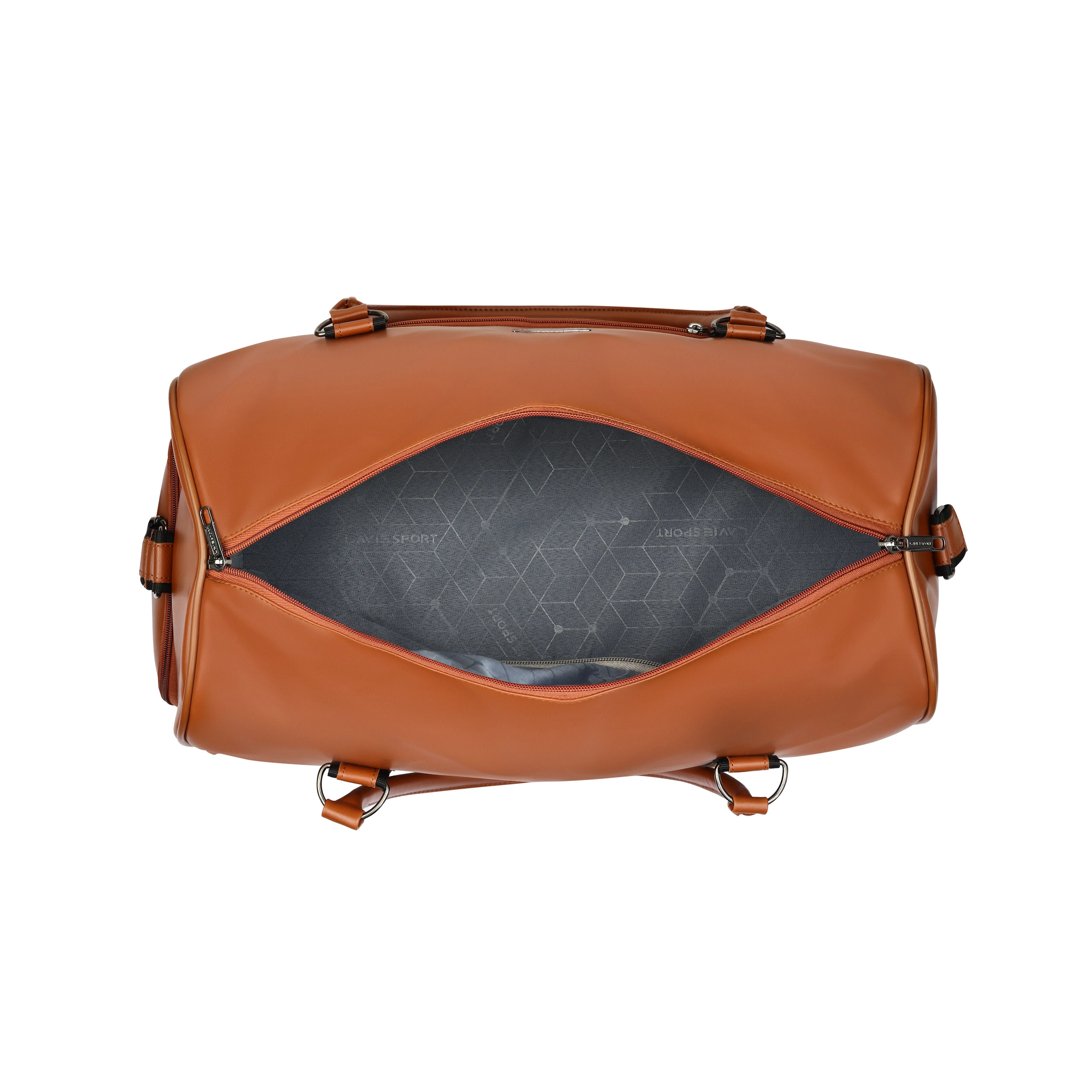 Lavie Sport Pilot 32L Unisex Duffle Bag - Black and Off white Colour