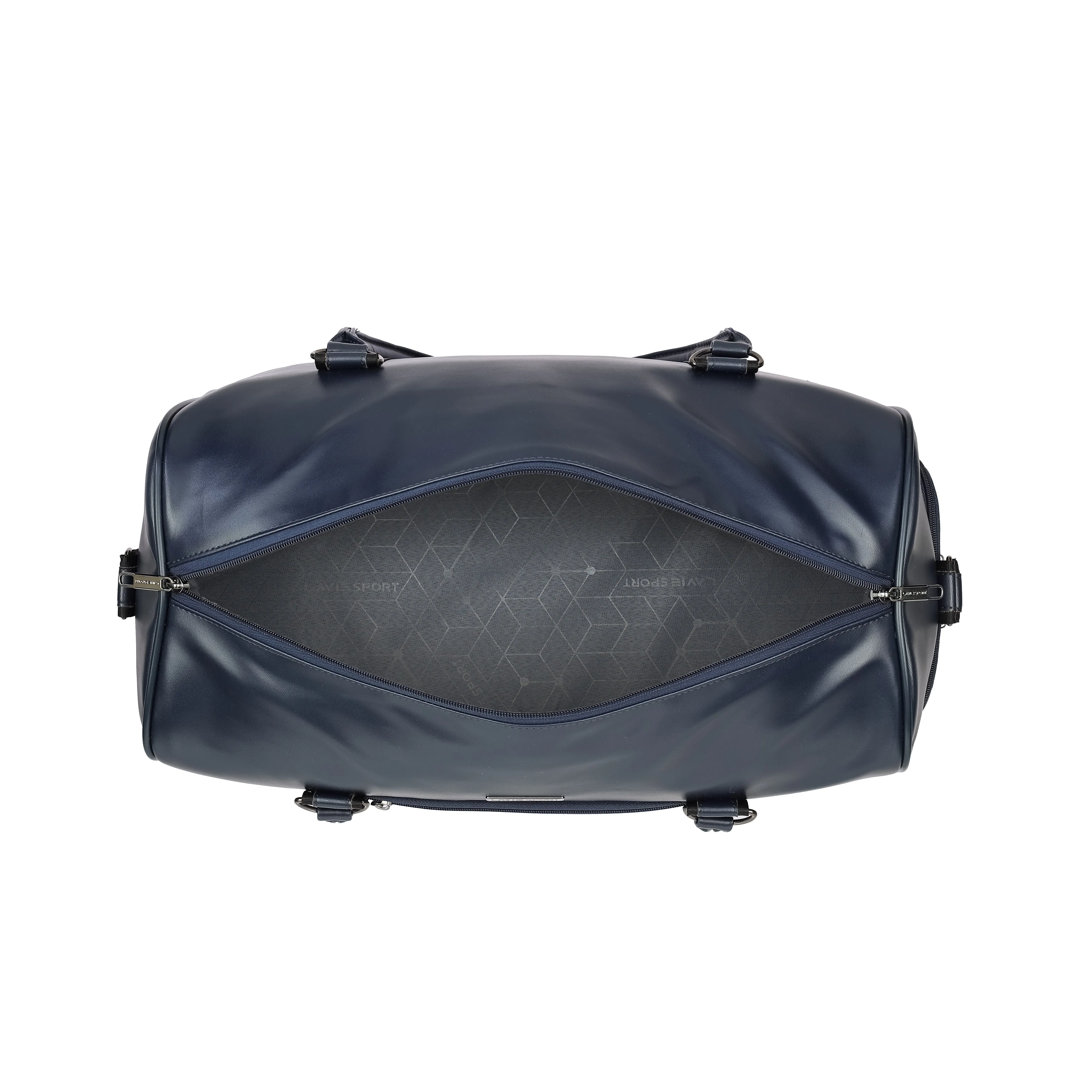 Lavie Sport Pilot 32L Unisex Duffle Bag - Black and Off white Colour