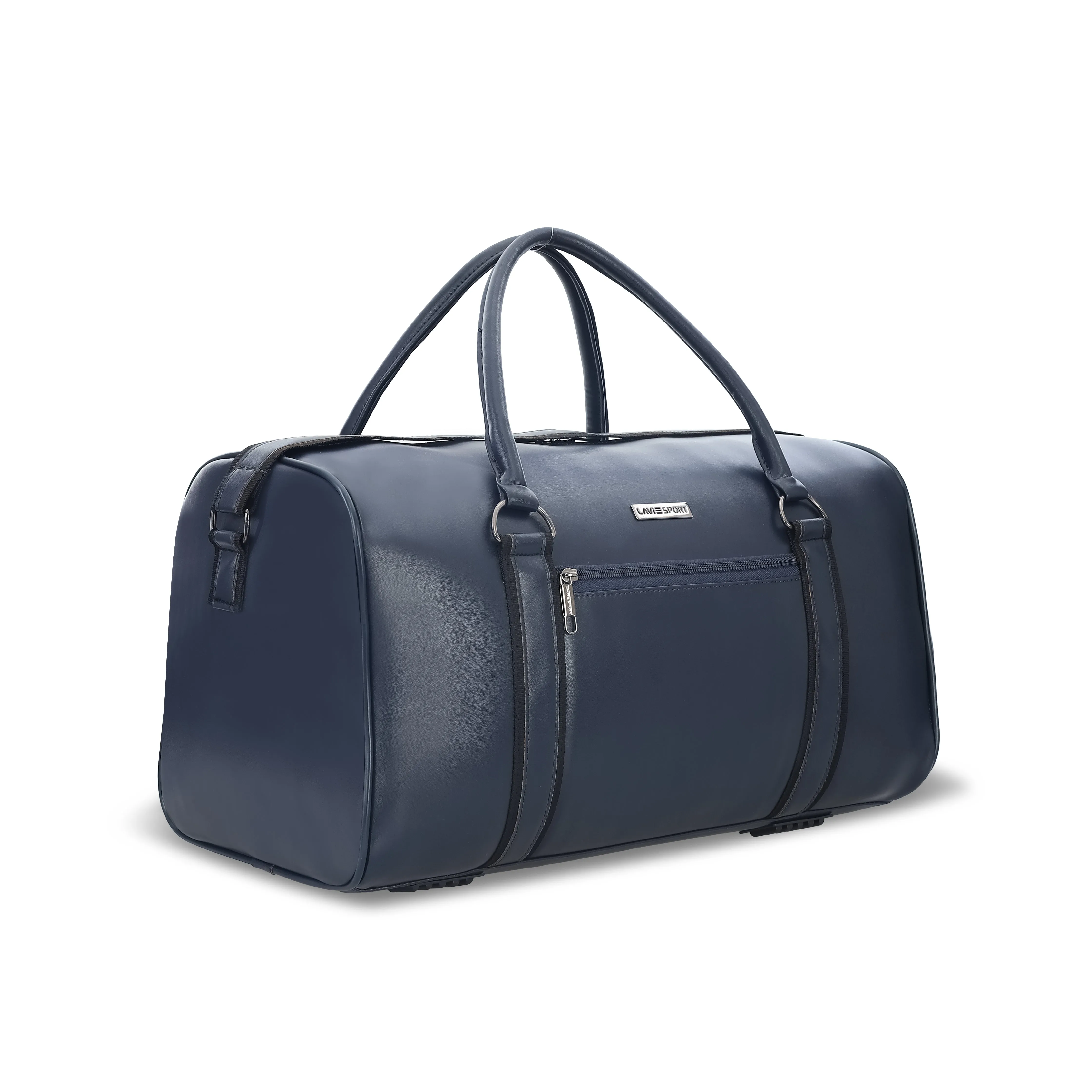 Lavie Sport Pilot 32L Unisex Duffle Bag - Black and Off white Colour