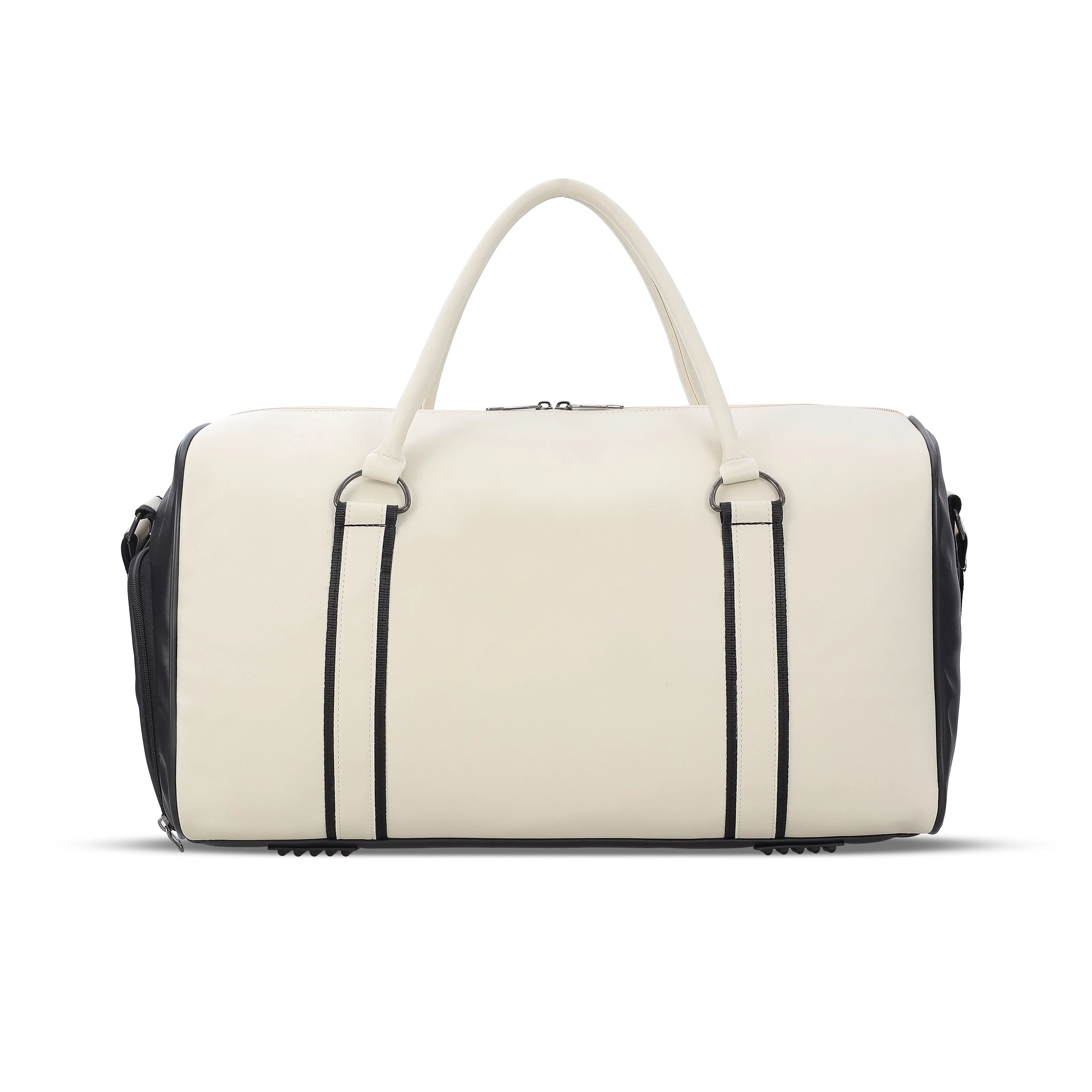 Lavie Sport Pilot 32L Unisex Duffle Bag - Black and Off white Colour