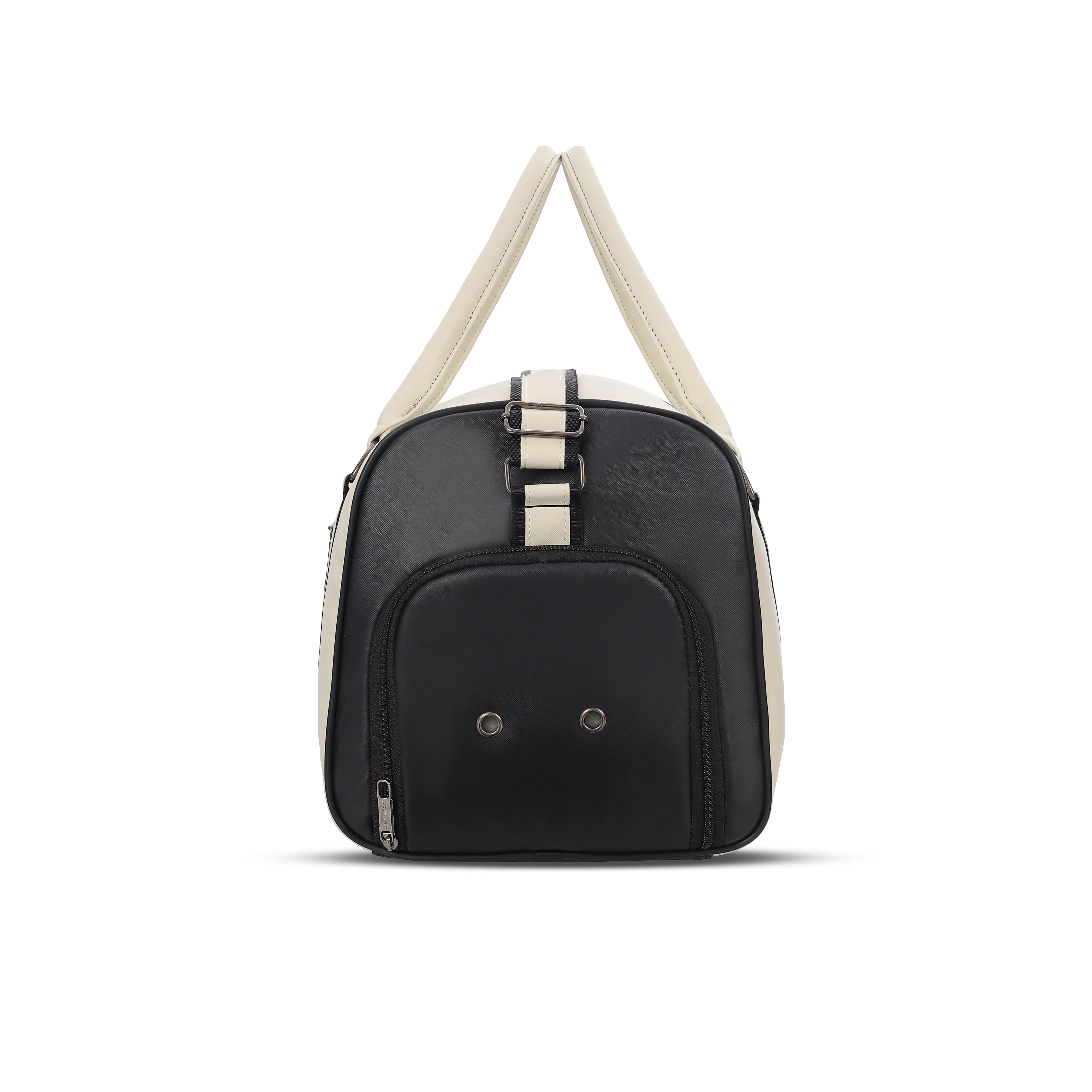 Lavie Sport Pilot 32L Unisex Duffle Bag - Black and Off white Colour