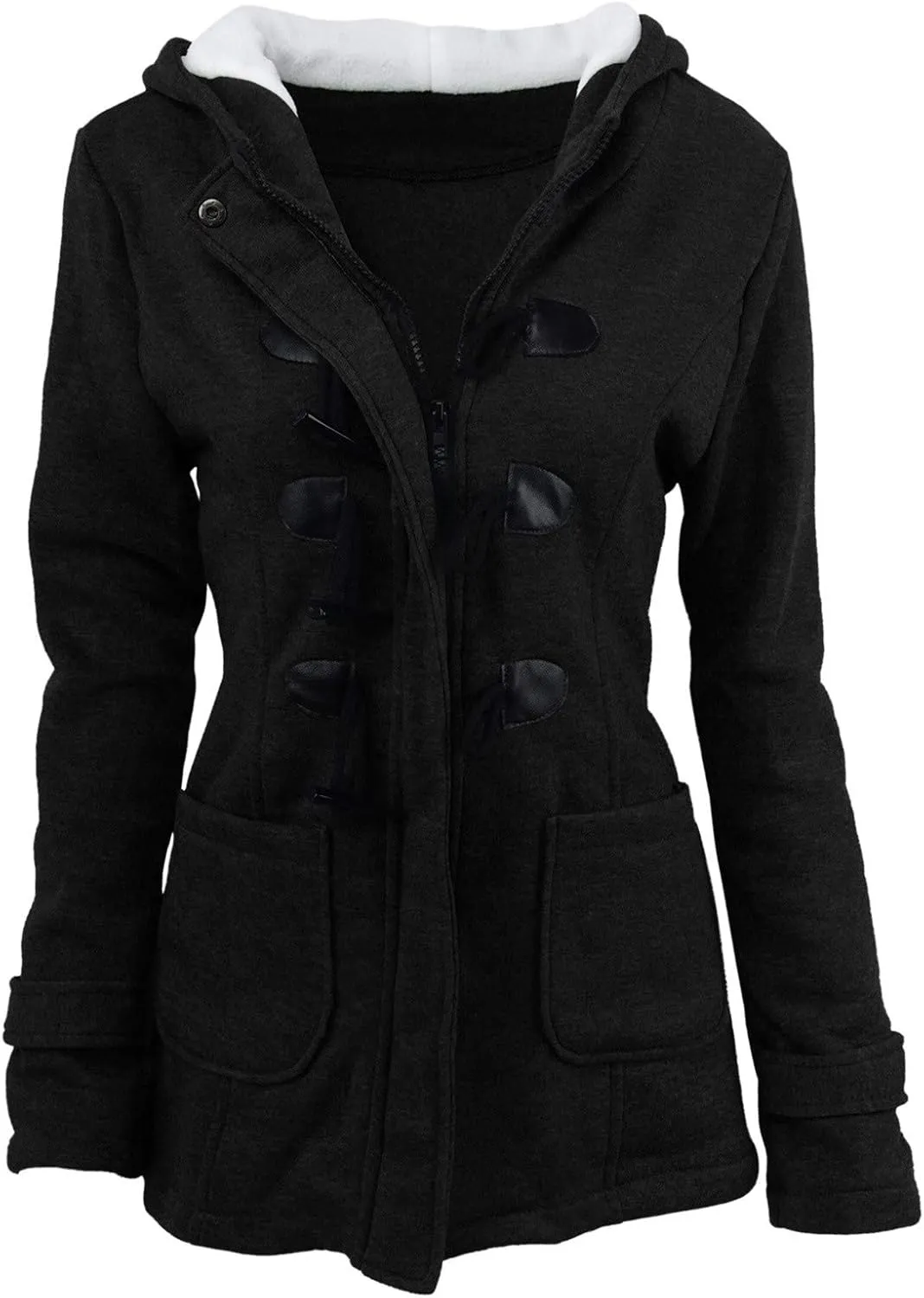 LCMTWX Women Oversized Fleece Lined Raincoat Windproof Outdoor Coat Plus Women's Coat Outdoor Mountain Jackets Rain Jacket