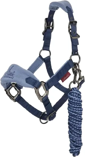 LeMieux Mini Vogue Halter & Leadrope for Ponies - Extra Padding, Adjustable at Curb and Poll Strap