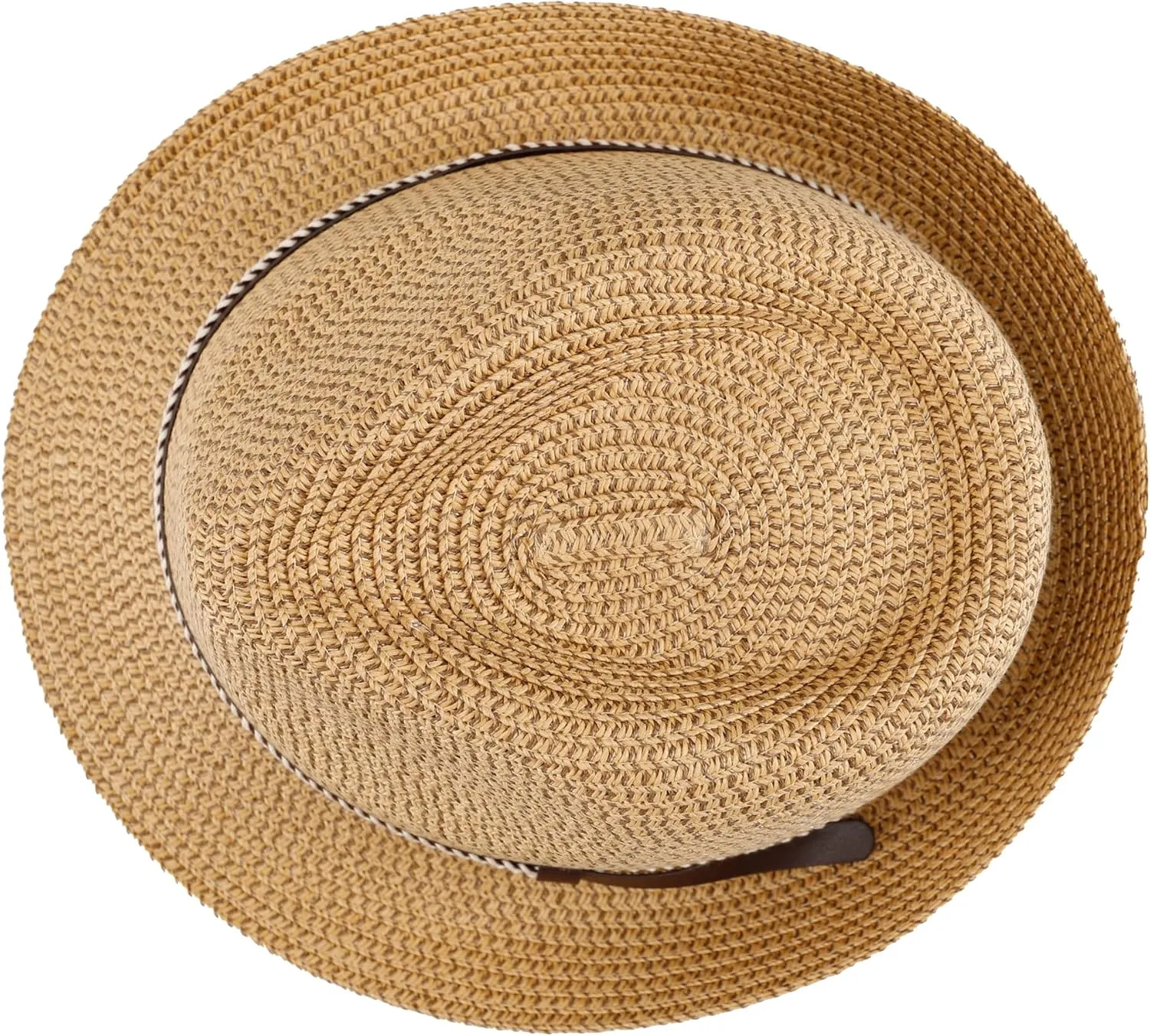 Levi's Men's Lightweight Straw Fedora Panama Hat