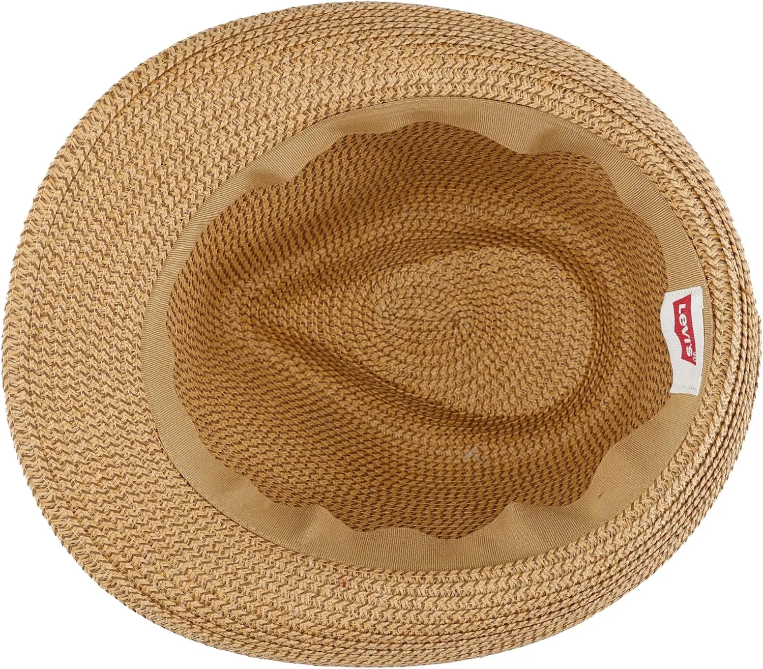 Levi's Men's Lightweight Straw Fedora Panama Hat