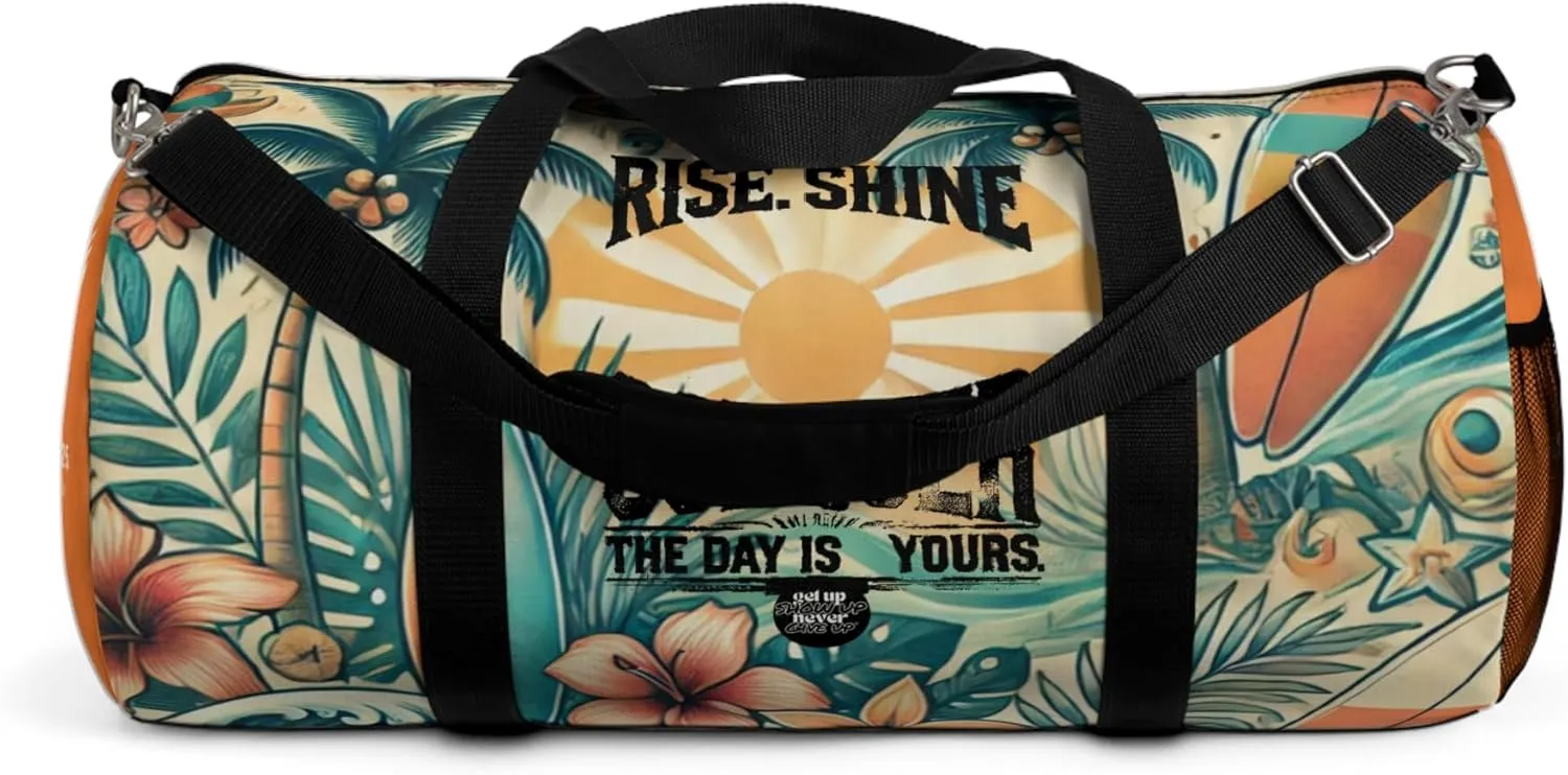 Light orange beach duffle bag | The Grind Collection | Motivational gear for sun-fueled goals and coastal hustle