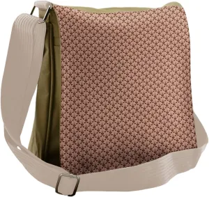 Lunarable Floral Messenger Bag, Retro Tropic Lily Flowers, Unisex Cross-body