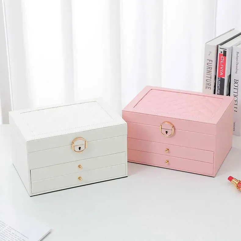 LuxeVault | Triple Layer Jewelry Organizer
