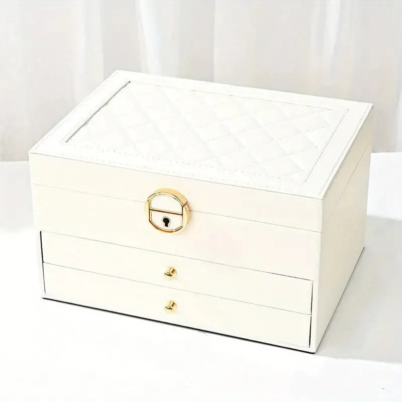 LuxeVault | Triple Layer Jewelry Organizer