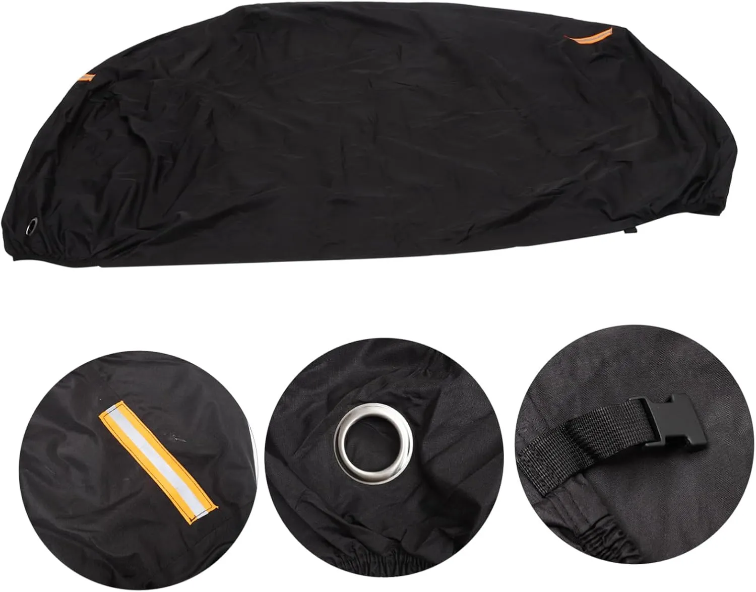 Luxshiny Motorcycle Sun Shade Cover Weatherproof Polyester Uv Protection Rainproof Small Motorcycle Cover for Ebike