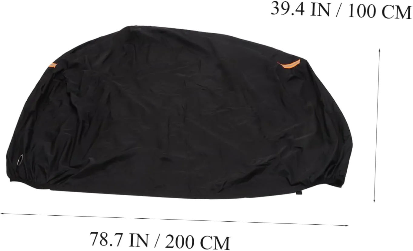 Luxshiny Motorcycle Sun Shade Cover Weatherproof Polyester Uv Protection Rainproof Small Motorcycle Cover for Ebike