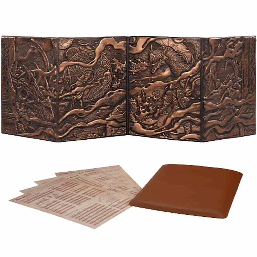 Lynx Accessories: 3D Faux-Leather Customizable Game Master Screen