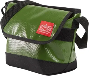 Manhattan Portage Vinyl Messenger Bag (XXS) Ver 2 With Spacious Compartment And Interior Zip Pocket Water Proof (Olive)