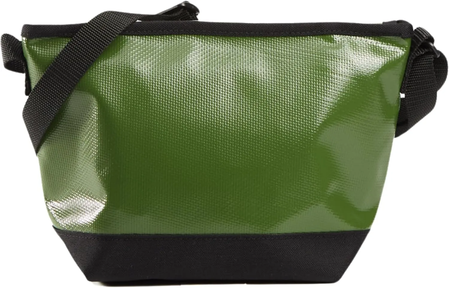 Manhattan Portage Vinyl Messenger Bag (XXS) Ver 2 With Spacious Compartment And Interior Zip Pocket Water Proof (Olive)